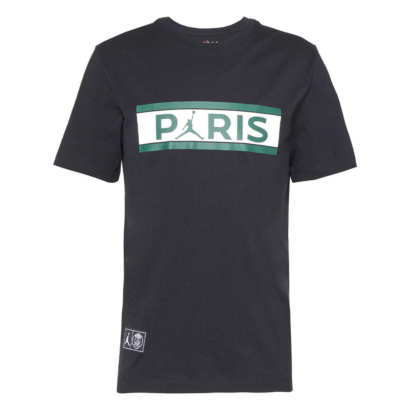 Nike Paris Saint Germain x Jordan T-shirt Zwart Groen