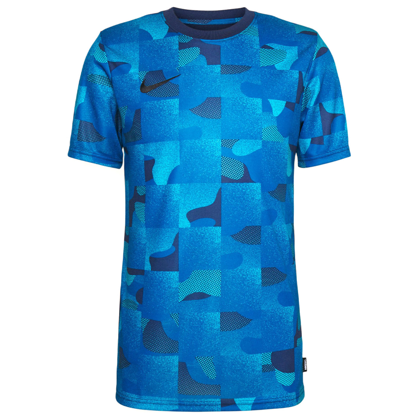 Nike F.C. Libero Trainingsshirt Donkerblauw Blauw Zwart