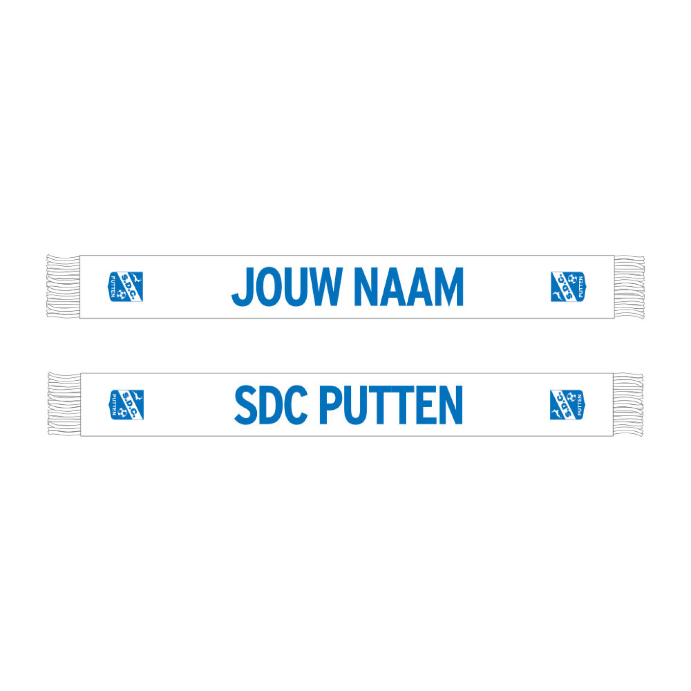 SDC Putten Sjaal Gepersonaliseerd