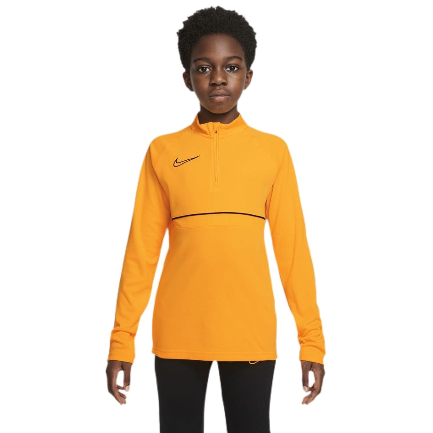 Nike Dri-Fit Academy 21 Trainingstrui Kids Oranje Zwart