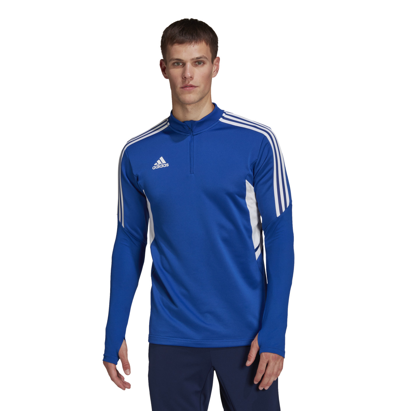 adidas Condivo 22 Trainingstrui Blauw Wit