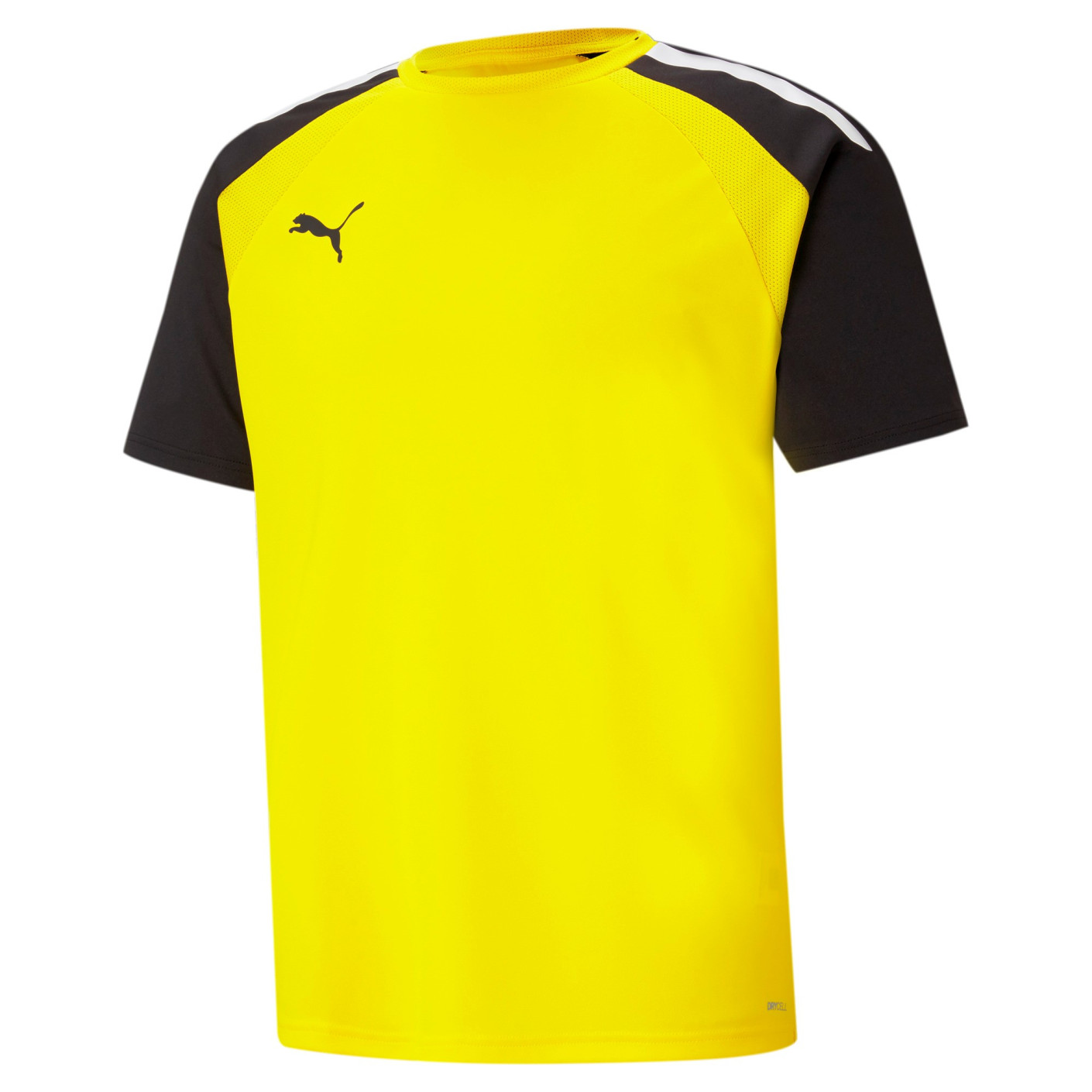 PUMA teamPACER Voetbalshirt Geel Zwart Wit