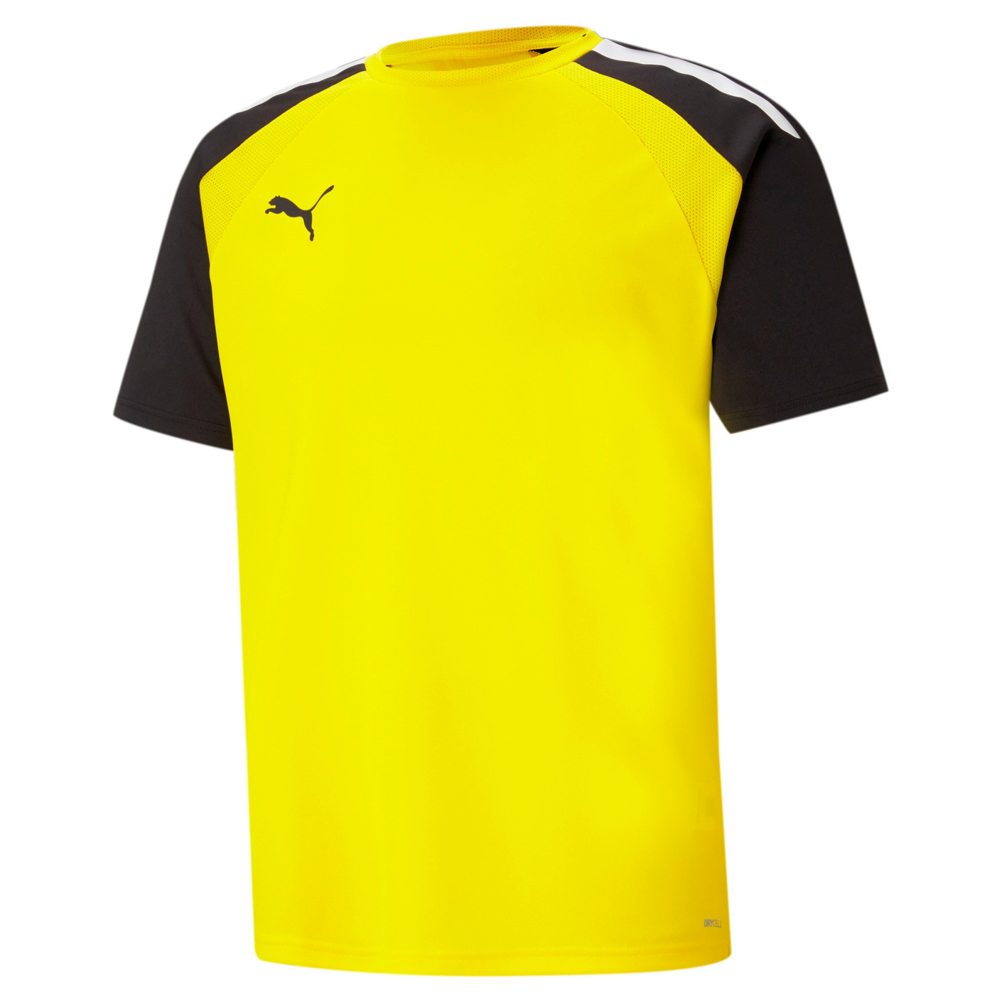 PUMA TeamPacer Football Shirt Yellow Black White