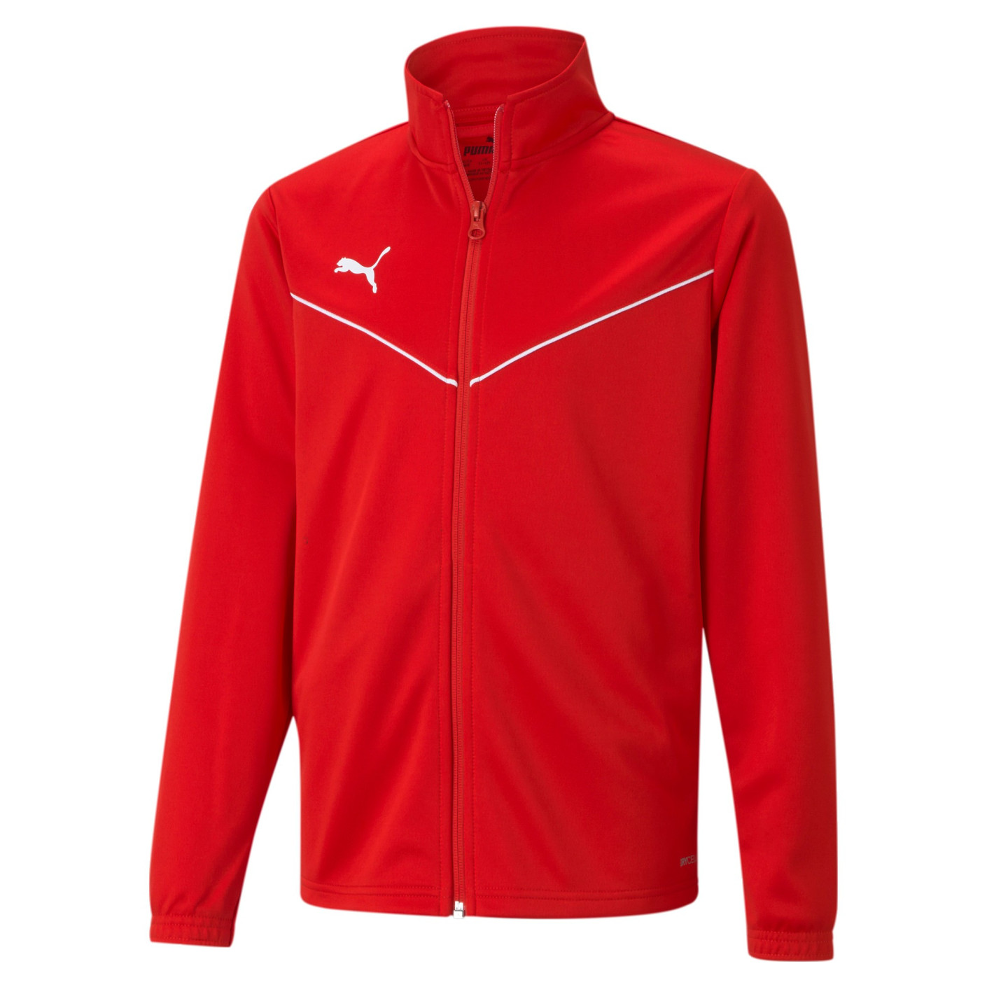 PUMA teamRISE Trainingsjack Kids Rood Wit