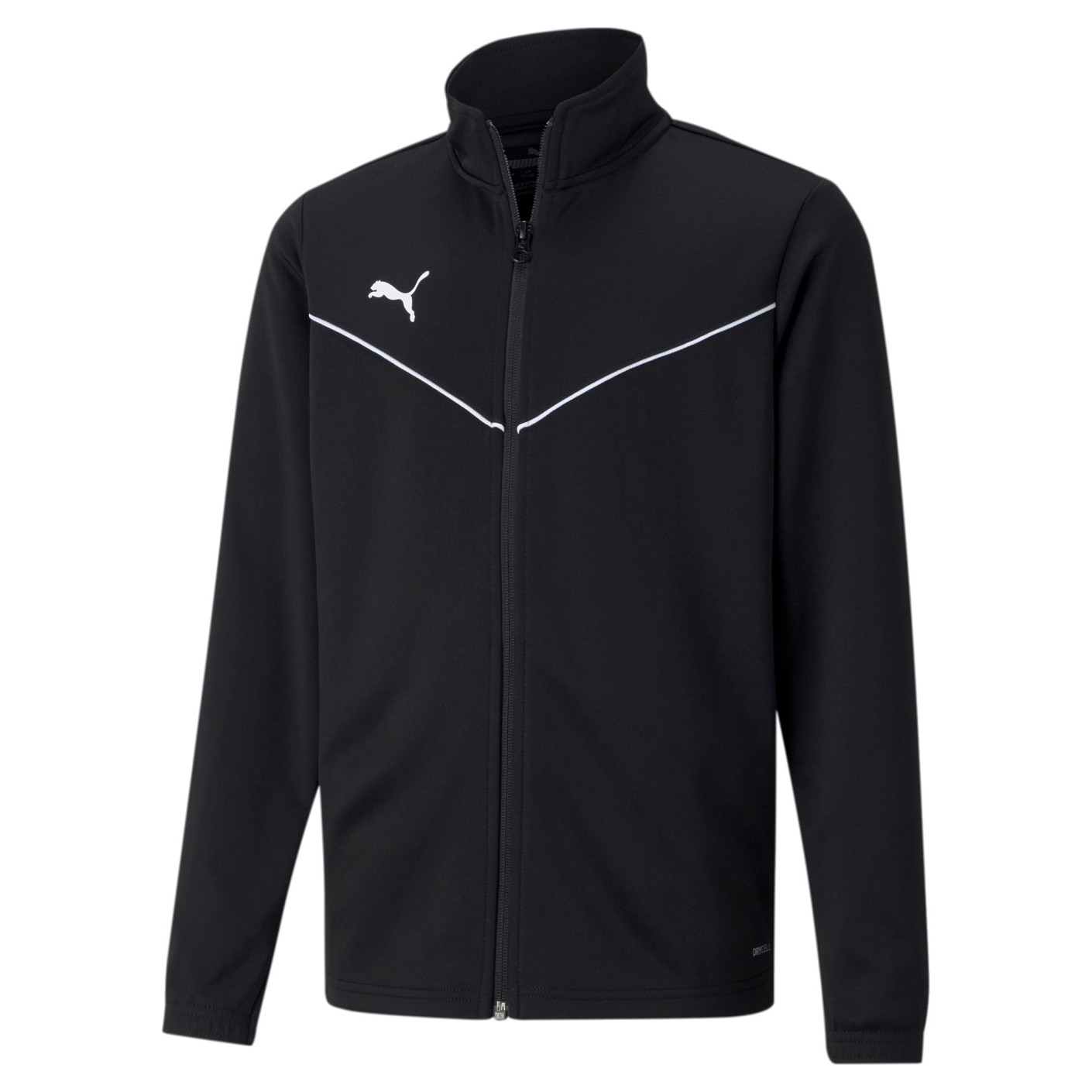 PUMA TeamRise Kids Training Jacket Black White