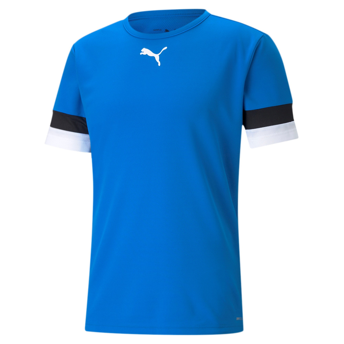 PUMA teamRISE Voetbalshirt Blauw Zwart Wit