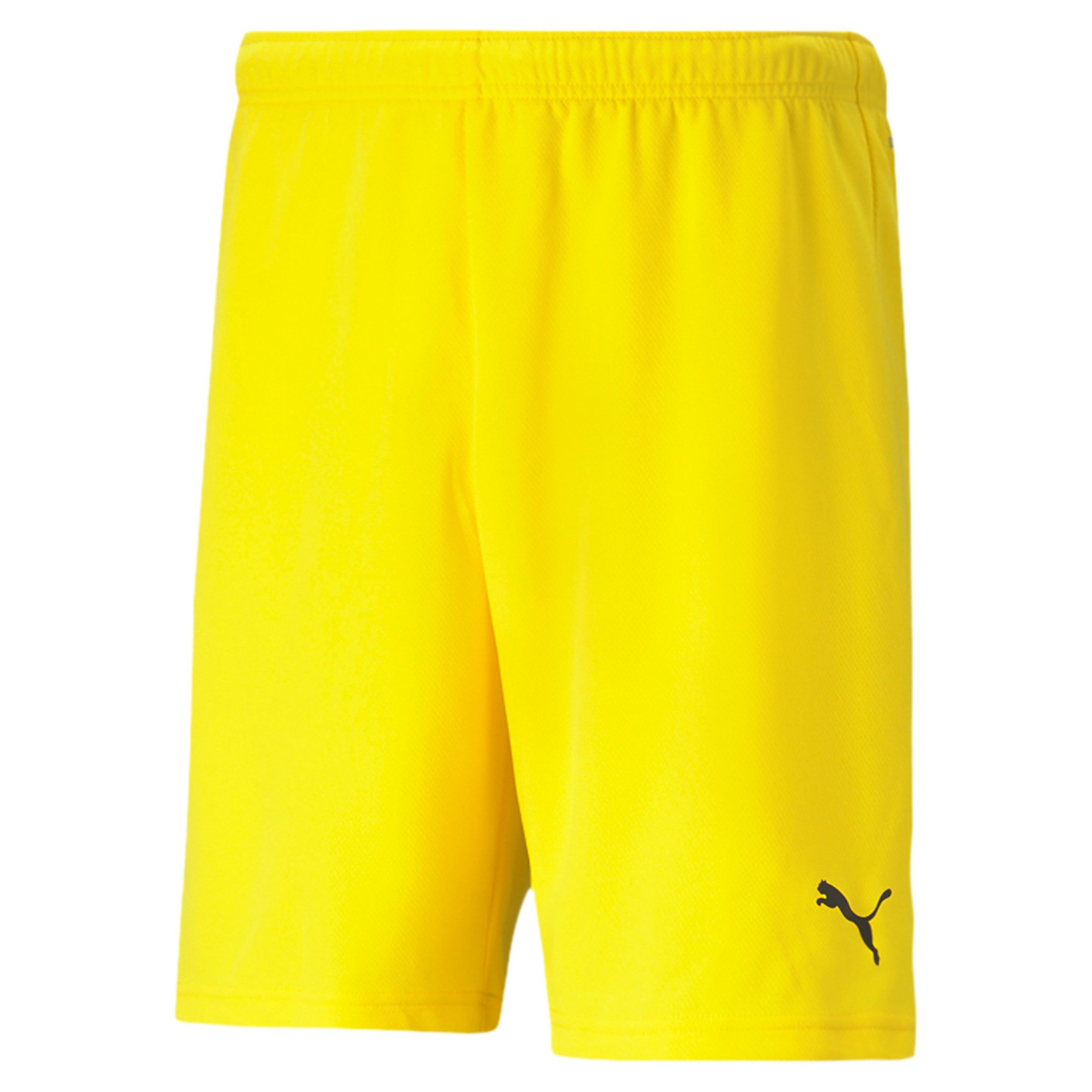PUMA TeamRise Football Shorts Yellow Black