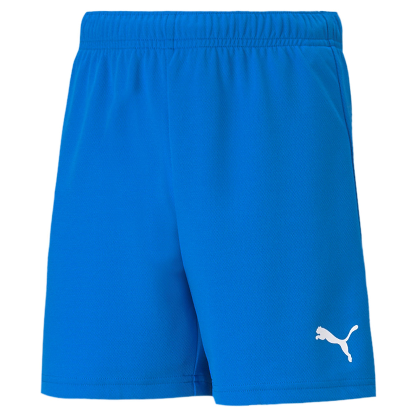 PUMA TeamRise Kids Football Shorts Blue White