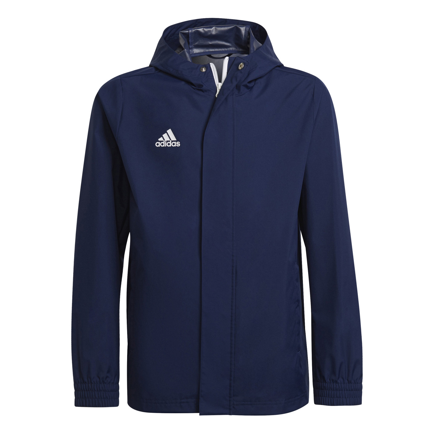 adidas Entrada 22 All-Weather Jas Kids Donkerblauw Wit