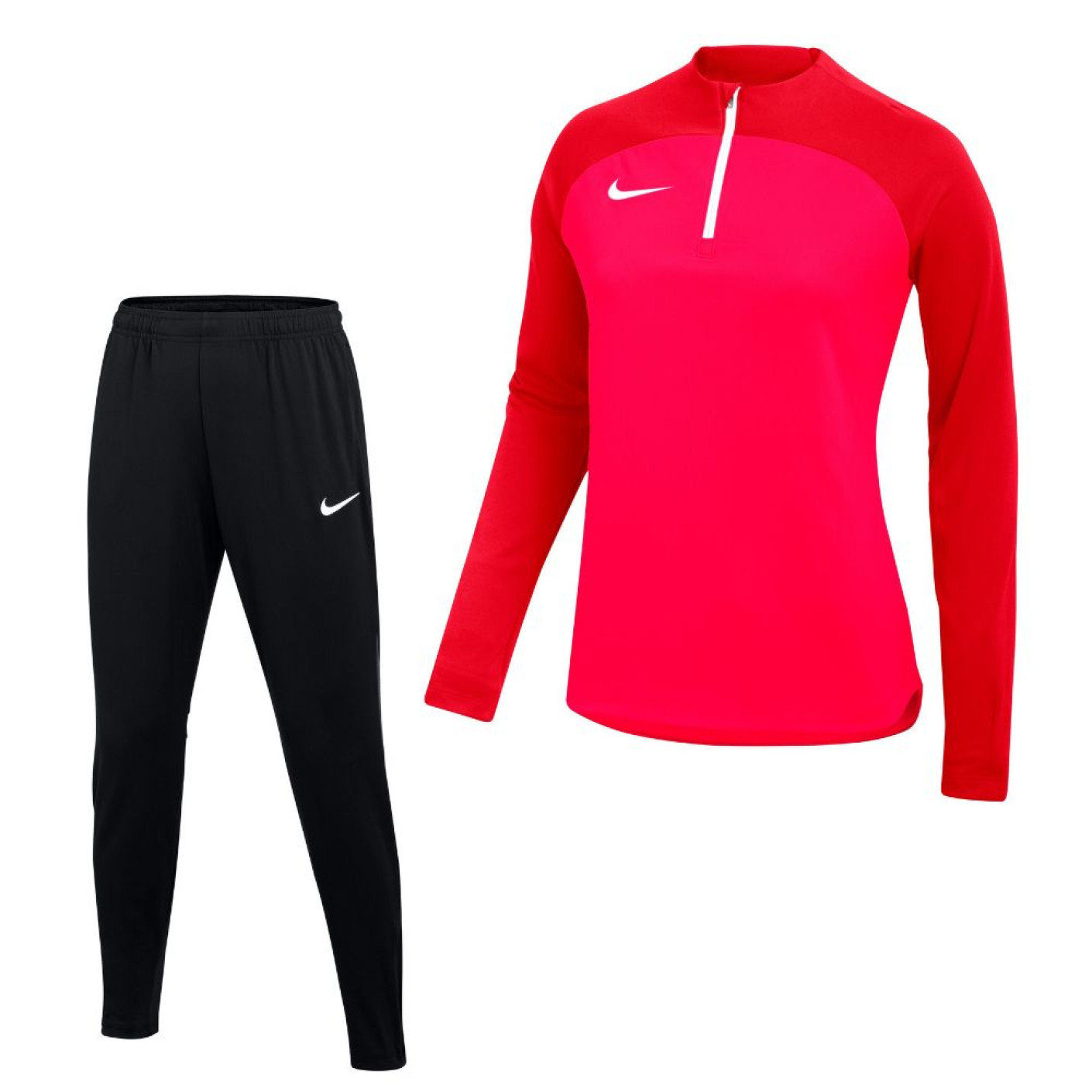 Nike Academy Pro Trainingspak Dames Rood Donkerrood Zwart