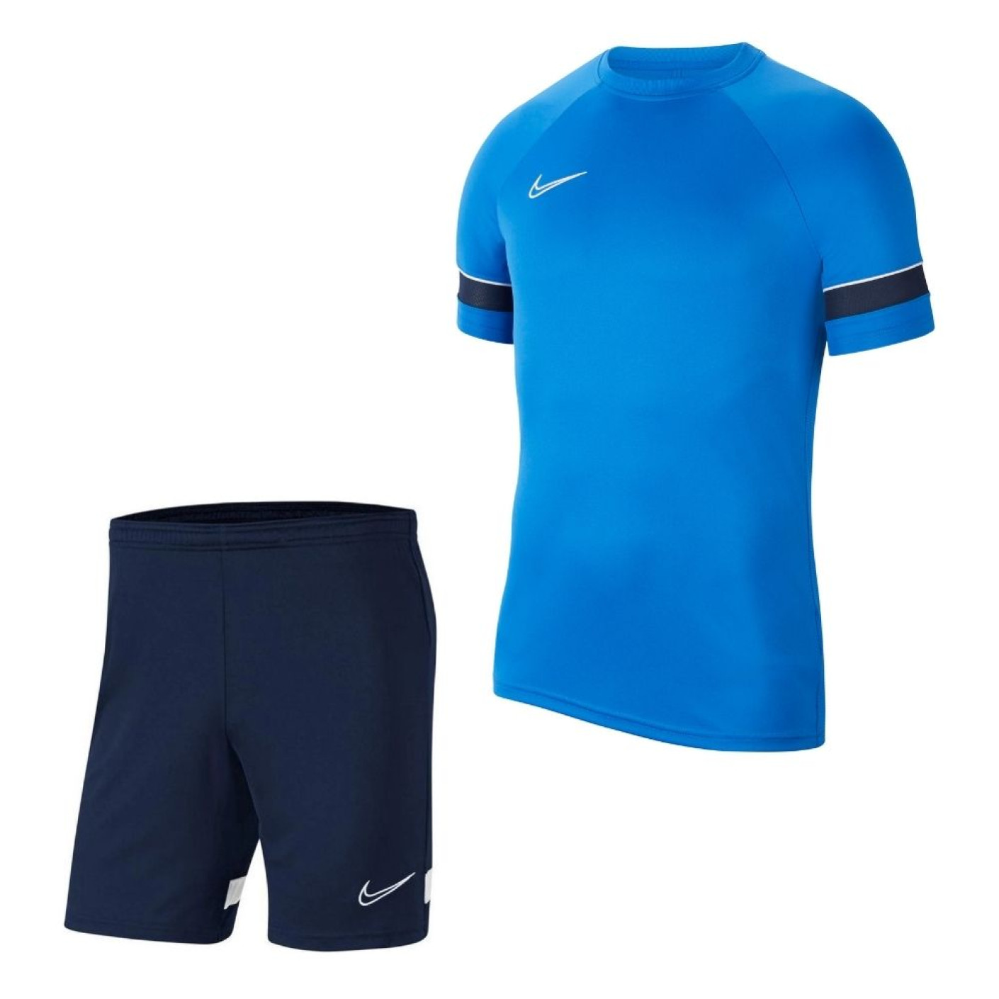 Nike Dri-Fit Academy 21 Trainingsset Royal Blauw