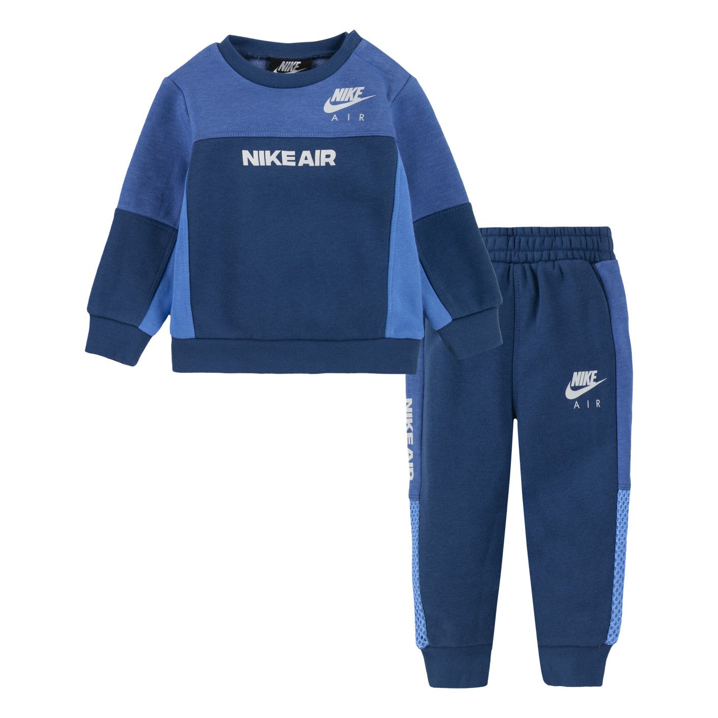 hardwerkend Communisme Nuttig Nike Sportswear Air Crew Trainingspak Baby Donkerblauw