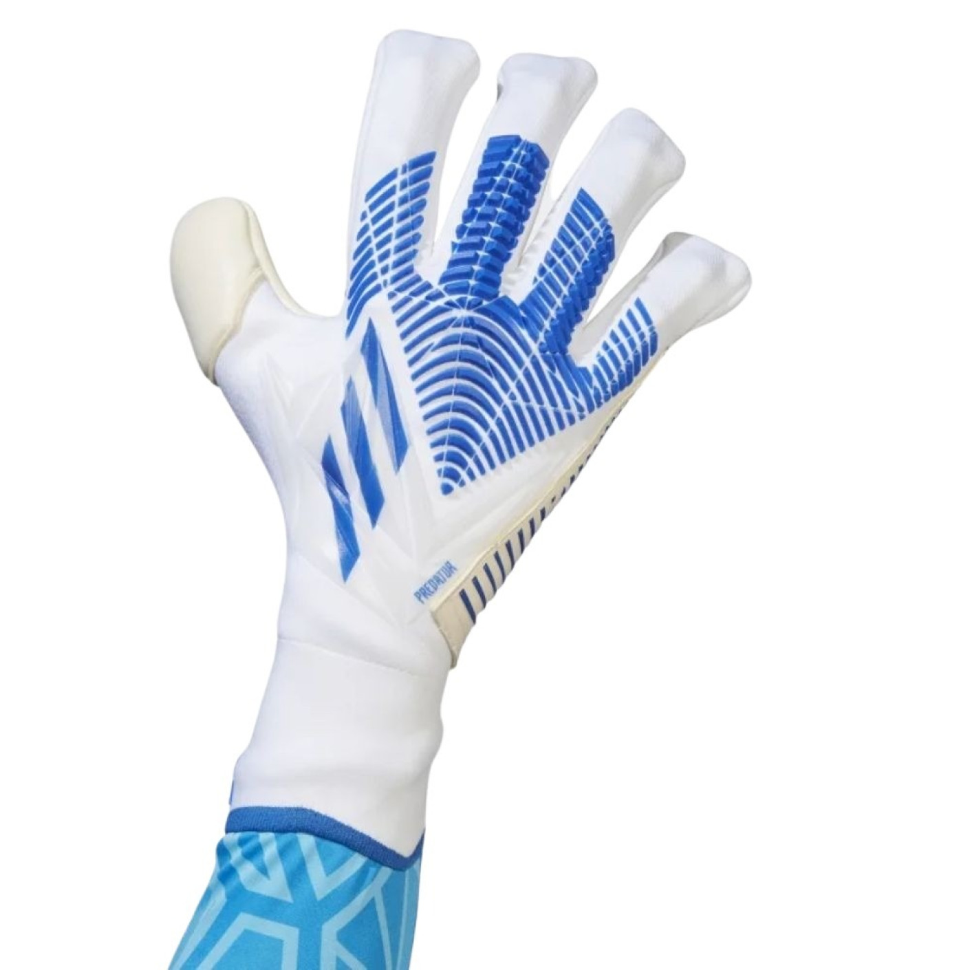 adidas Predator Pro Keepershandschoenen Fingersave Wit Blauw