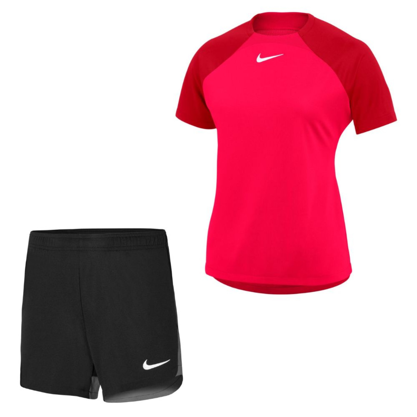 Nike Academy Pro Trainingsset Dames Rood Donkerrood Zwart