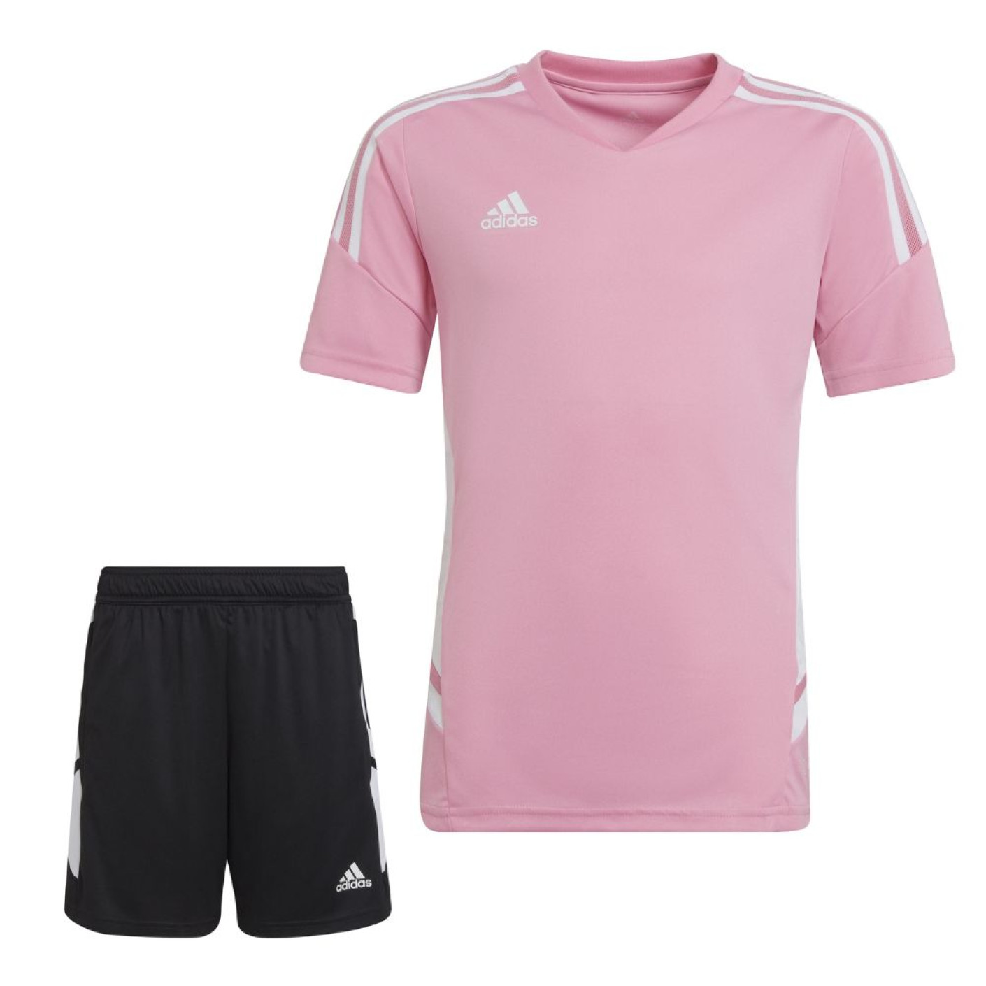adidas Condivo 22 Trainingsset Roze Zwart Wit