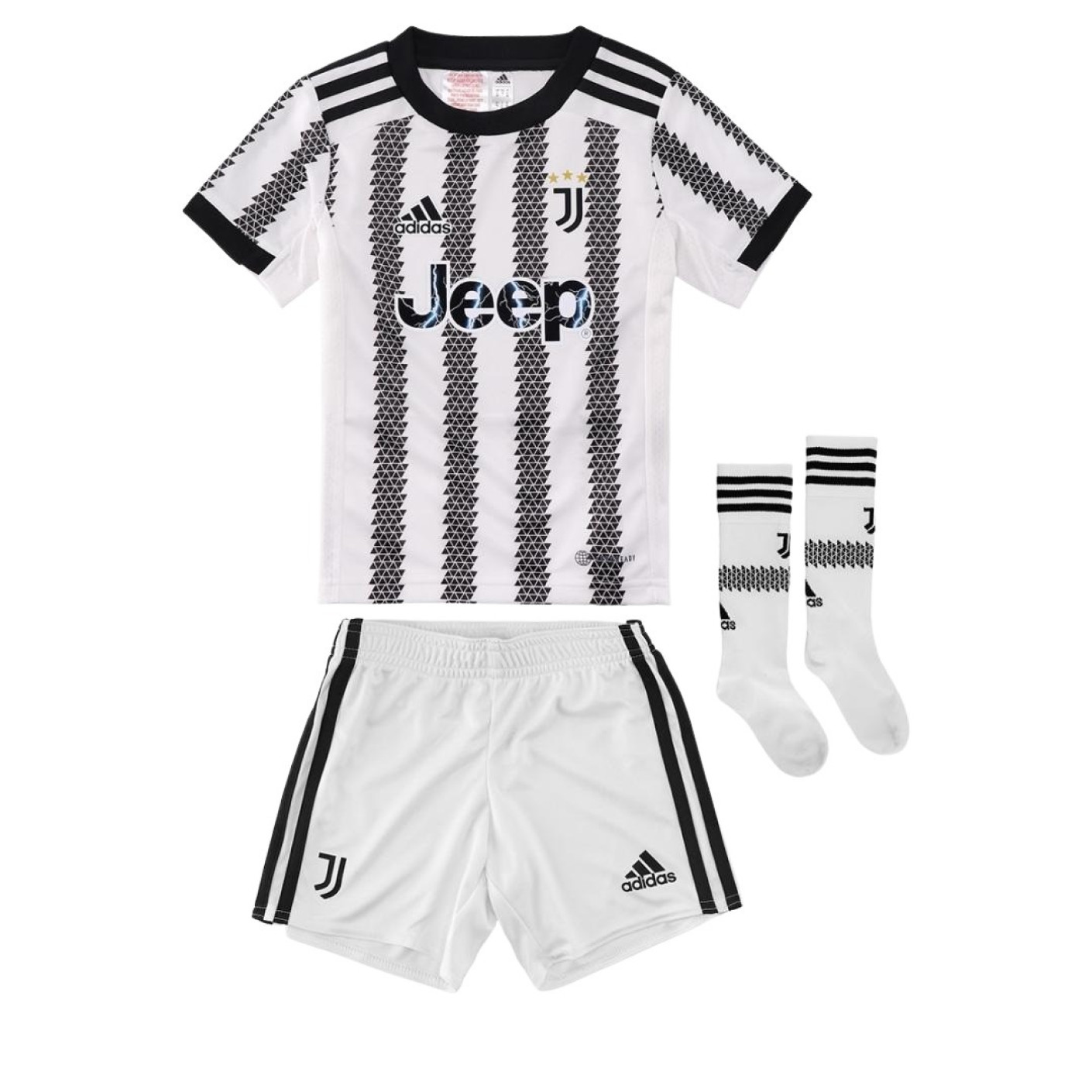 Scorch Doorzichtig magie adidas Juventus Minikit Thuis 2022-2023 Kids Wit Zwart