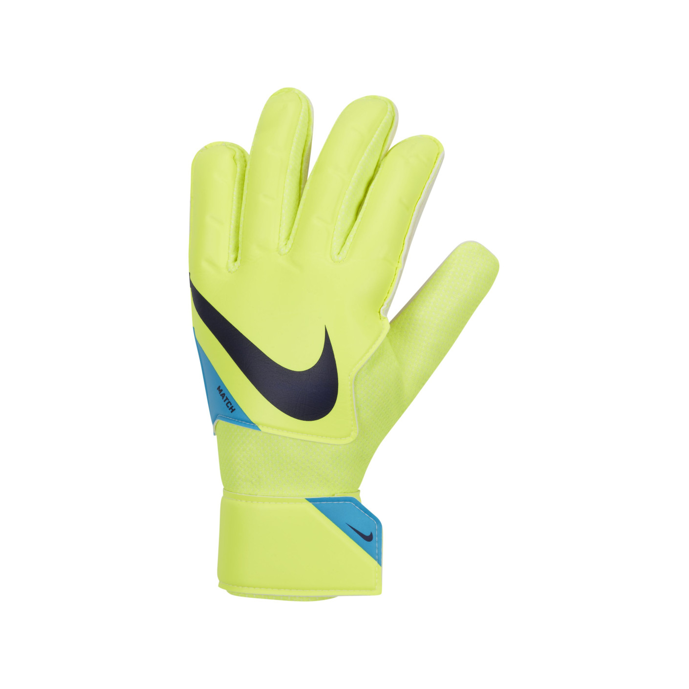 Nike Match Keepershandschoenen Volt Wit Donkerblauw