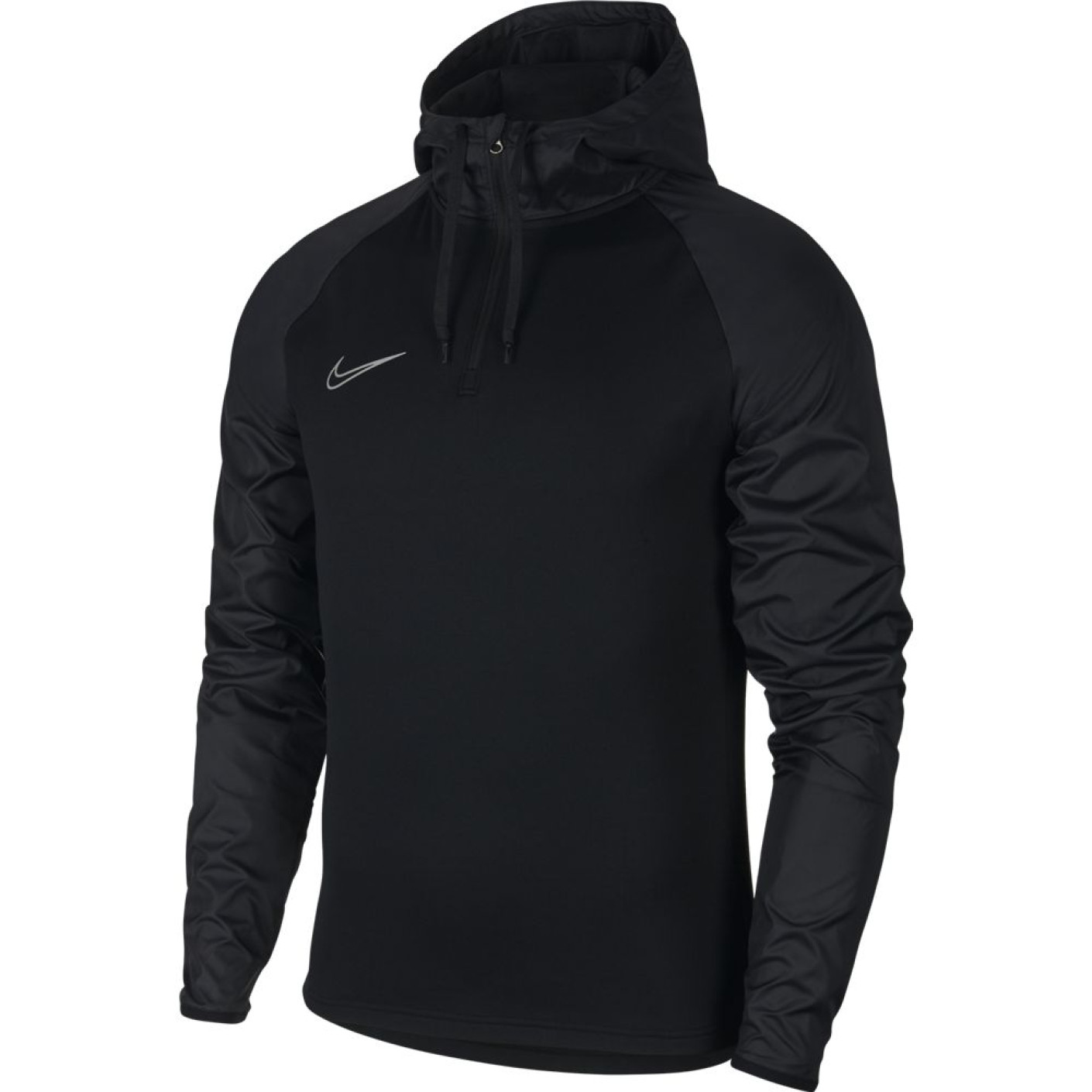 Nike Dry Academy Hoodie Trainingstrui Waterafstotend Zwart Wit