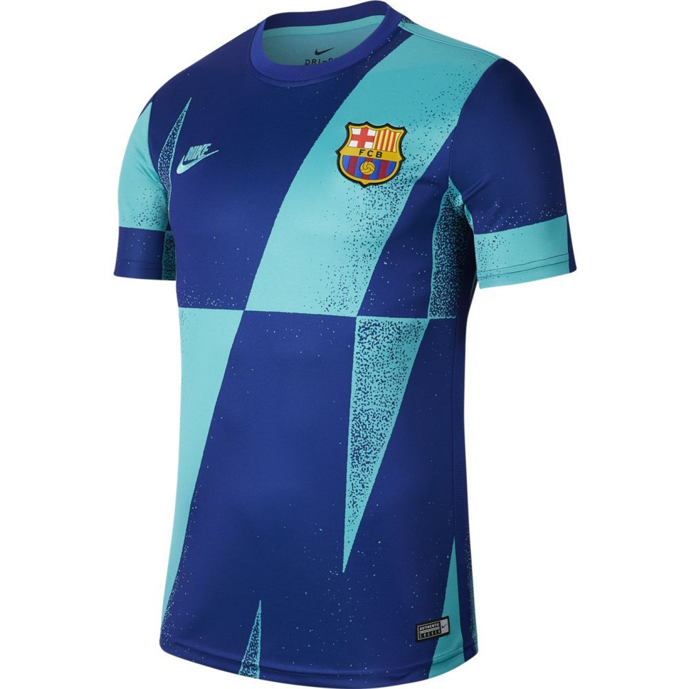 Nike FC Barcelona Dry Pre Match Champions League Trainingsshirt 2019-2020 Blauw