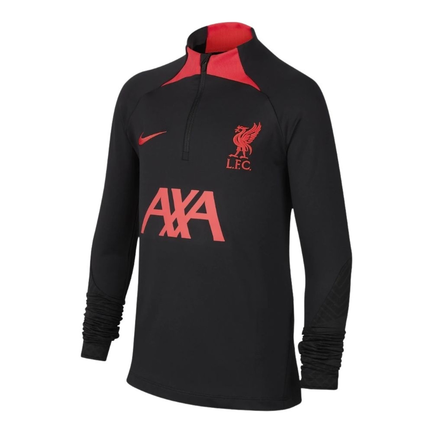 Nike Liverpool Strike Trainingstrui 2022-2023 Kids Zwart Rood