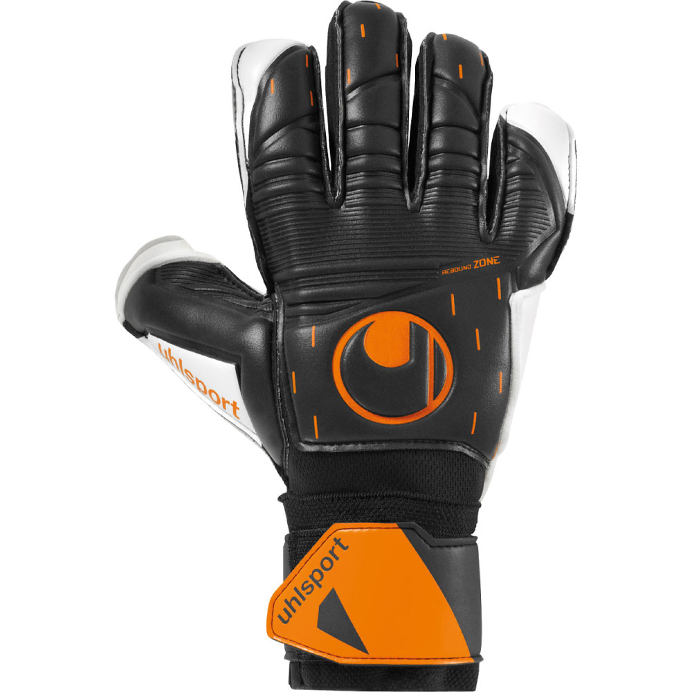 Uhlsport Speed Contact Soft Flex Frame Keepershandschoenen Zwart Wit Oranje