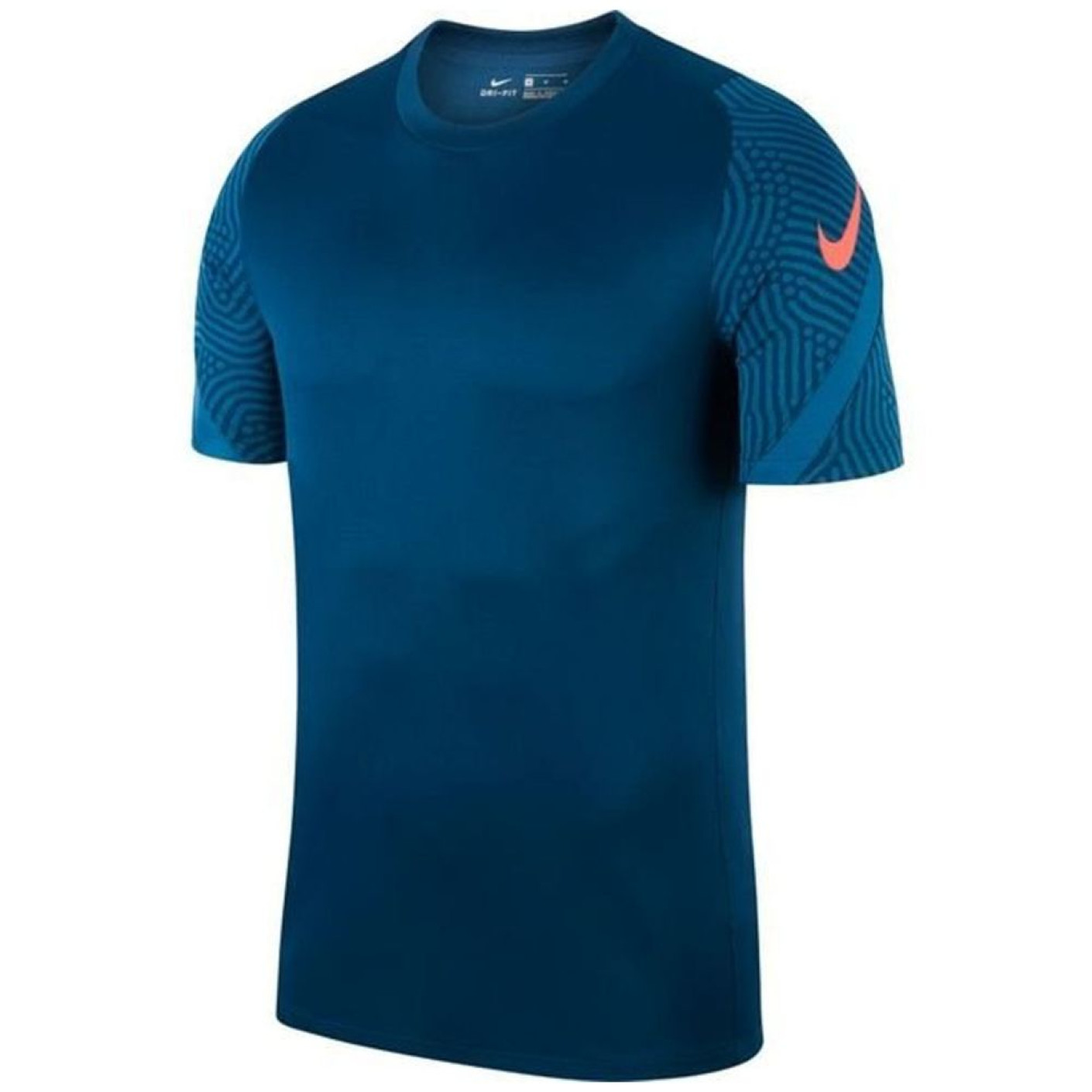 Nike Breathe Strike Trainingsshirt Kids Blauw Roze