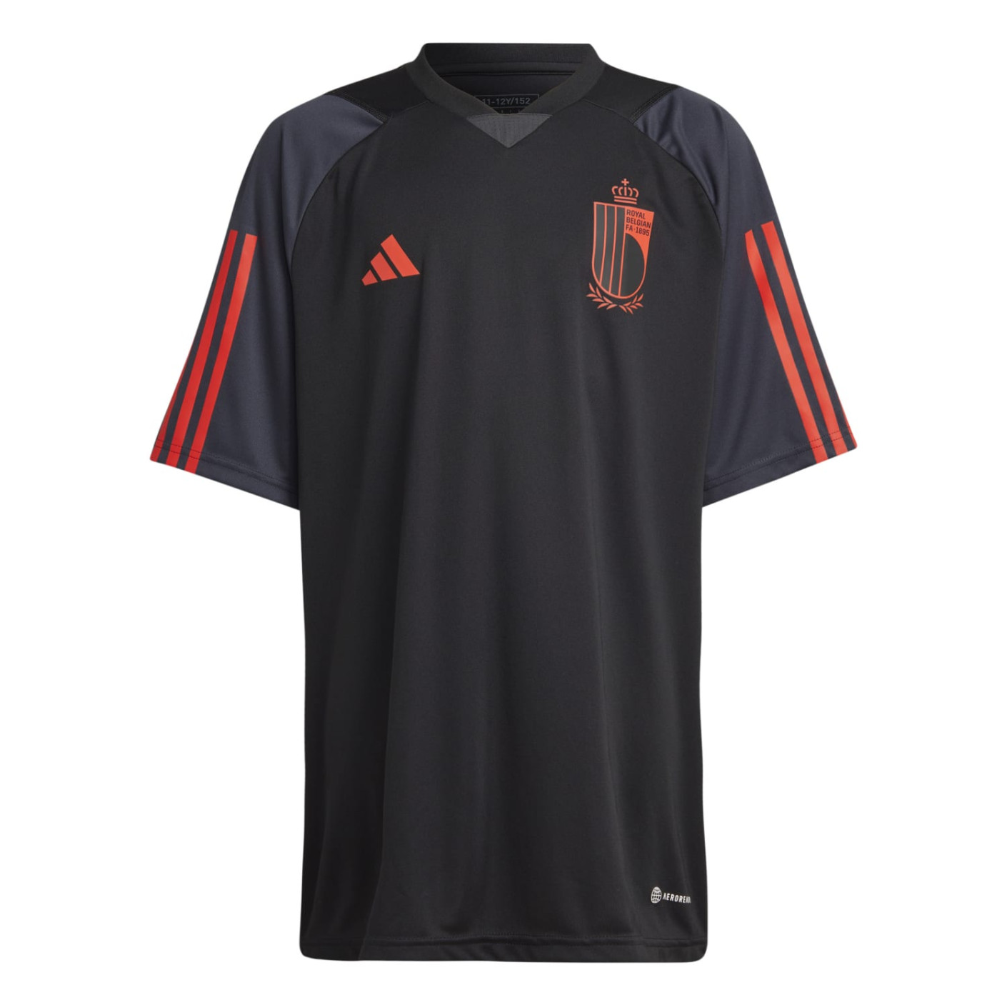 adidas België Trainingsshirt 2022-2024 Kids Zwart Rood