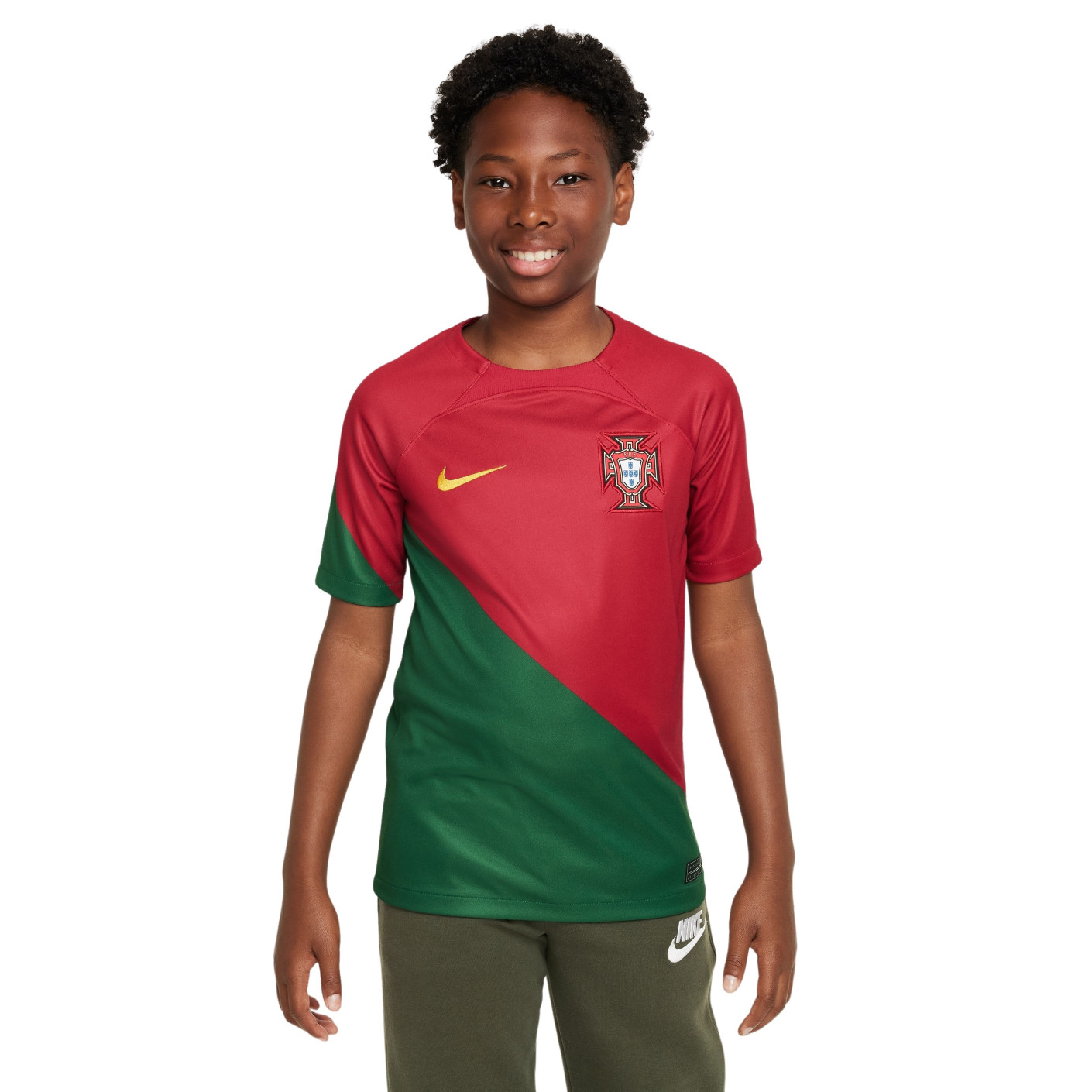 Nike Portugal Thuisshirt 2022-2024 Kids