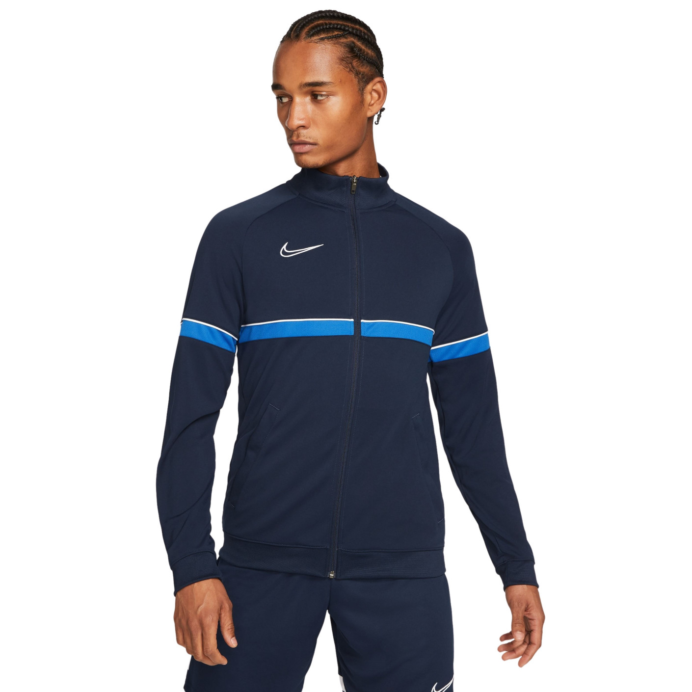 Nike Dri-Fit Academy 21 Trainingsjack Donkerblauw
