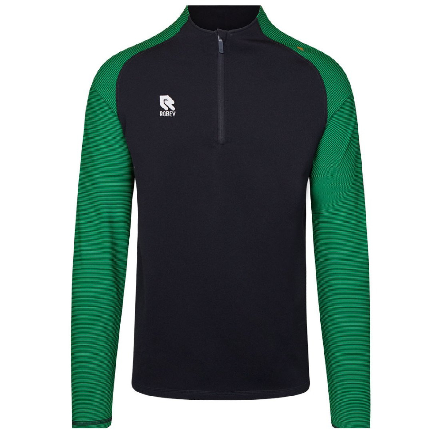 Robey Performance Trainingstrui 1/4-Zip Zwart Groen