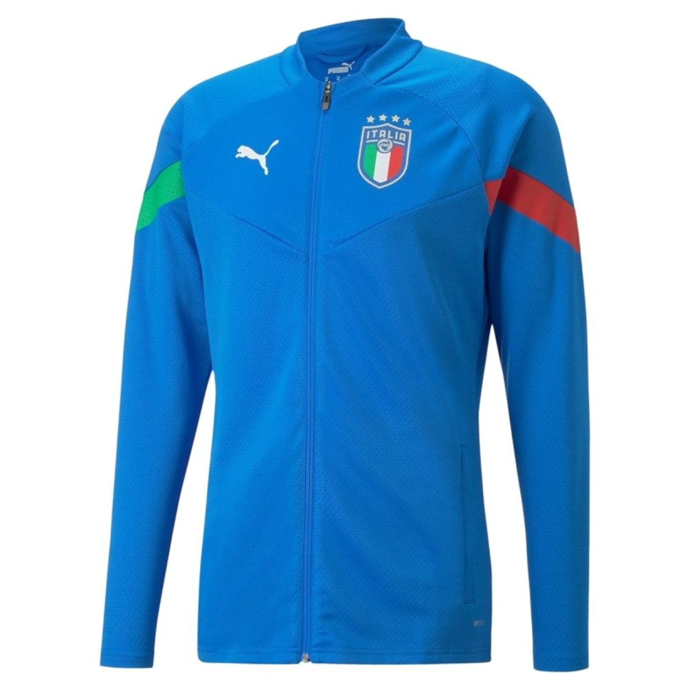 PUMA Italië Trainingsjack 2022-2024 Blauw Wit
