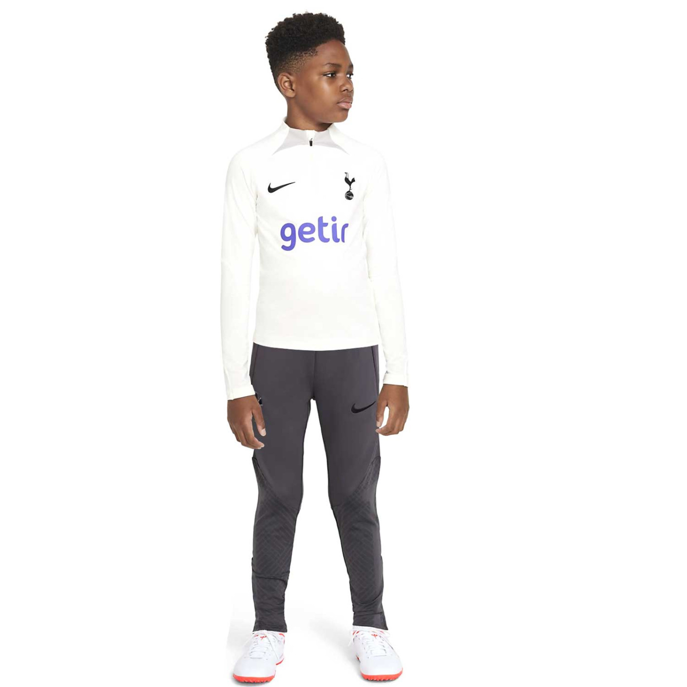 Nike Tottenham Hotspur Strike Trainingspak 2022-2023 Kids Wit Zwart