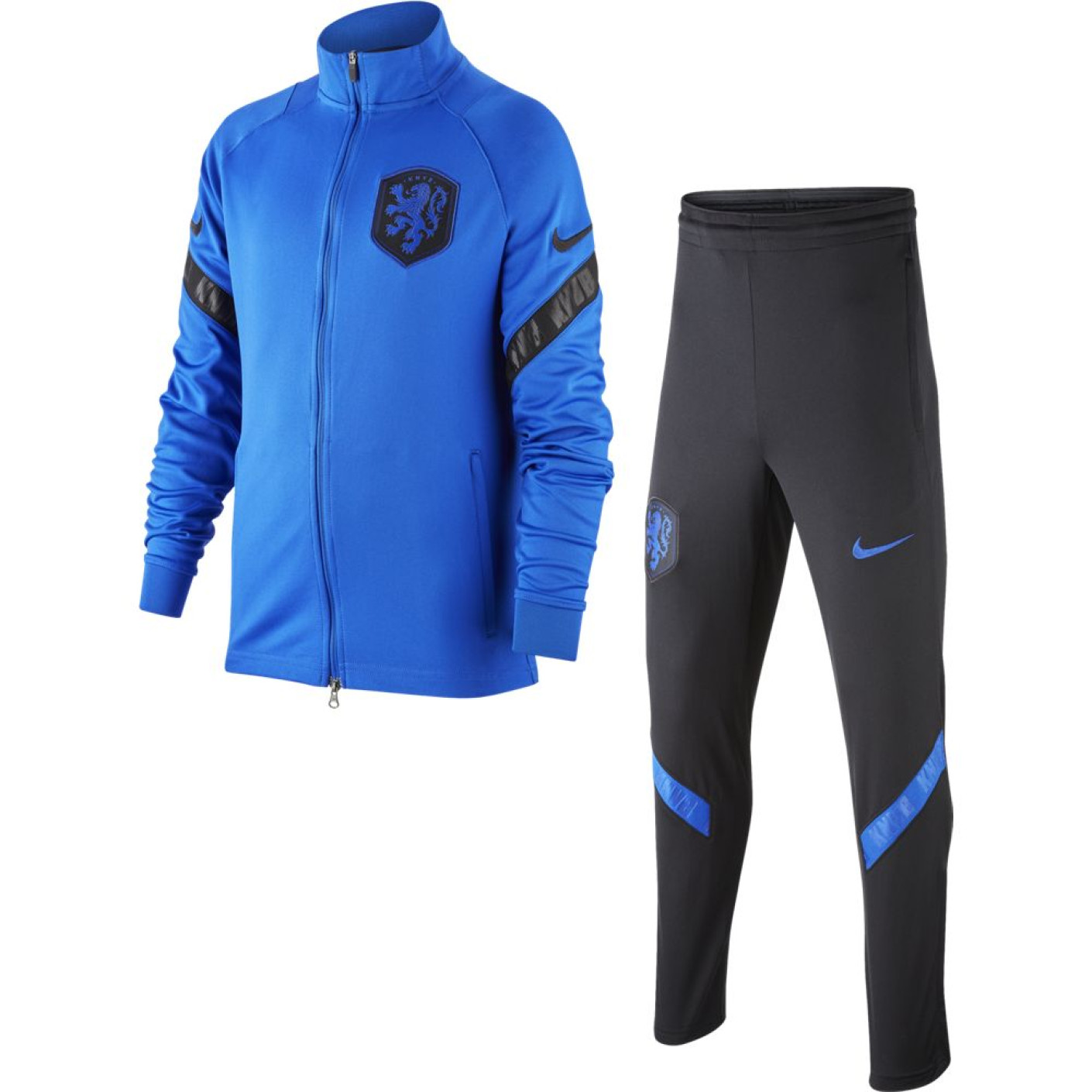 Nike Nederland Strike Trainingspak 2020-2022 Kids Blauw Zwart