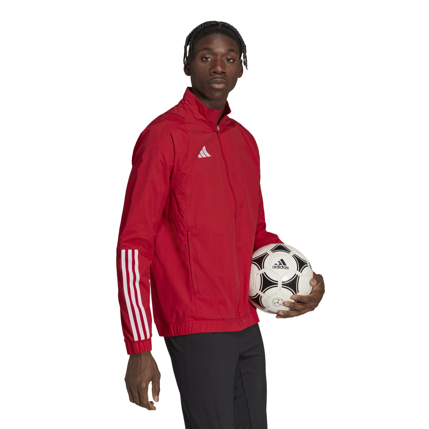 adidas Tiro 23 Competition Presentatie Trainingsjack Rood Wit