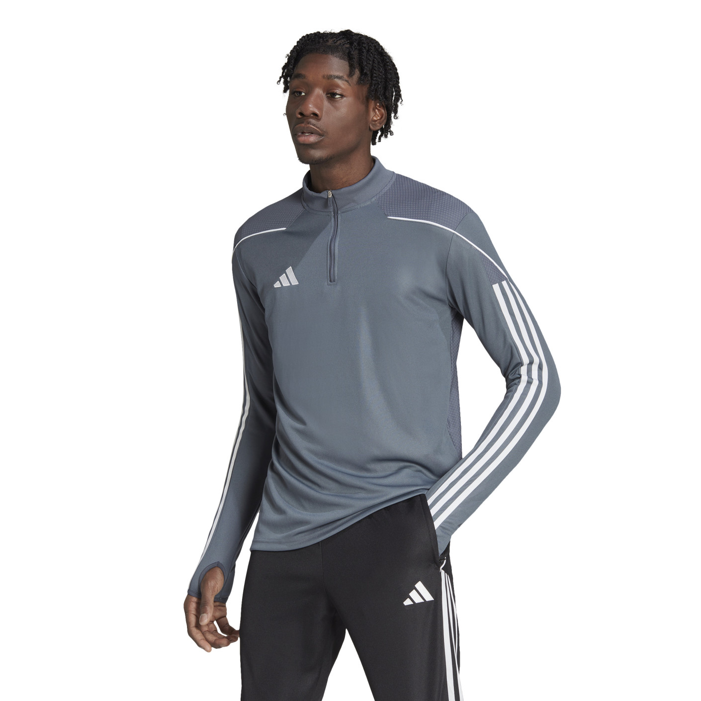 adidas Tiro 23 League Trainingstrui Grijs Wit