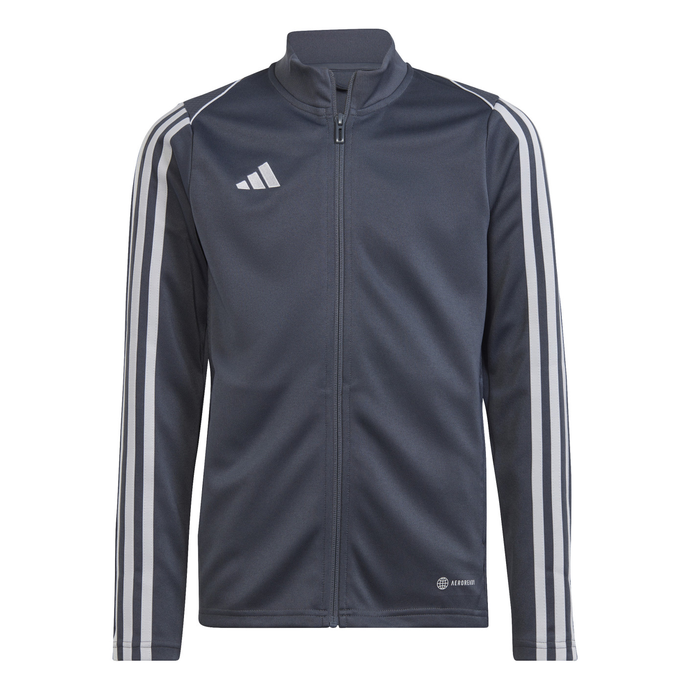 adidas Tiro 23 League Trainingsjack Kids Donkergrijs Wit
