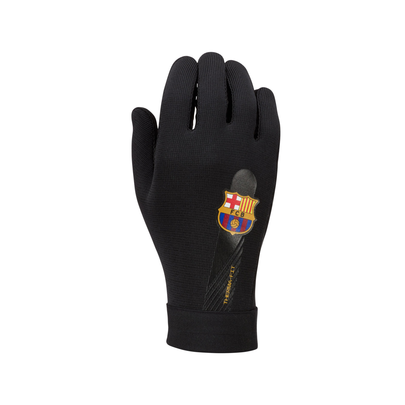 Nike FC Barcelona Academy Therma-Fit Handschoenen Zwart Geel