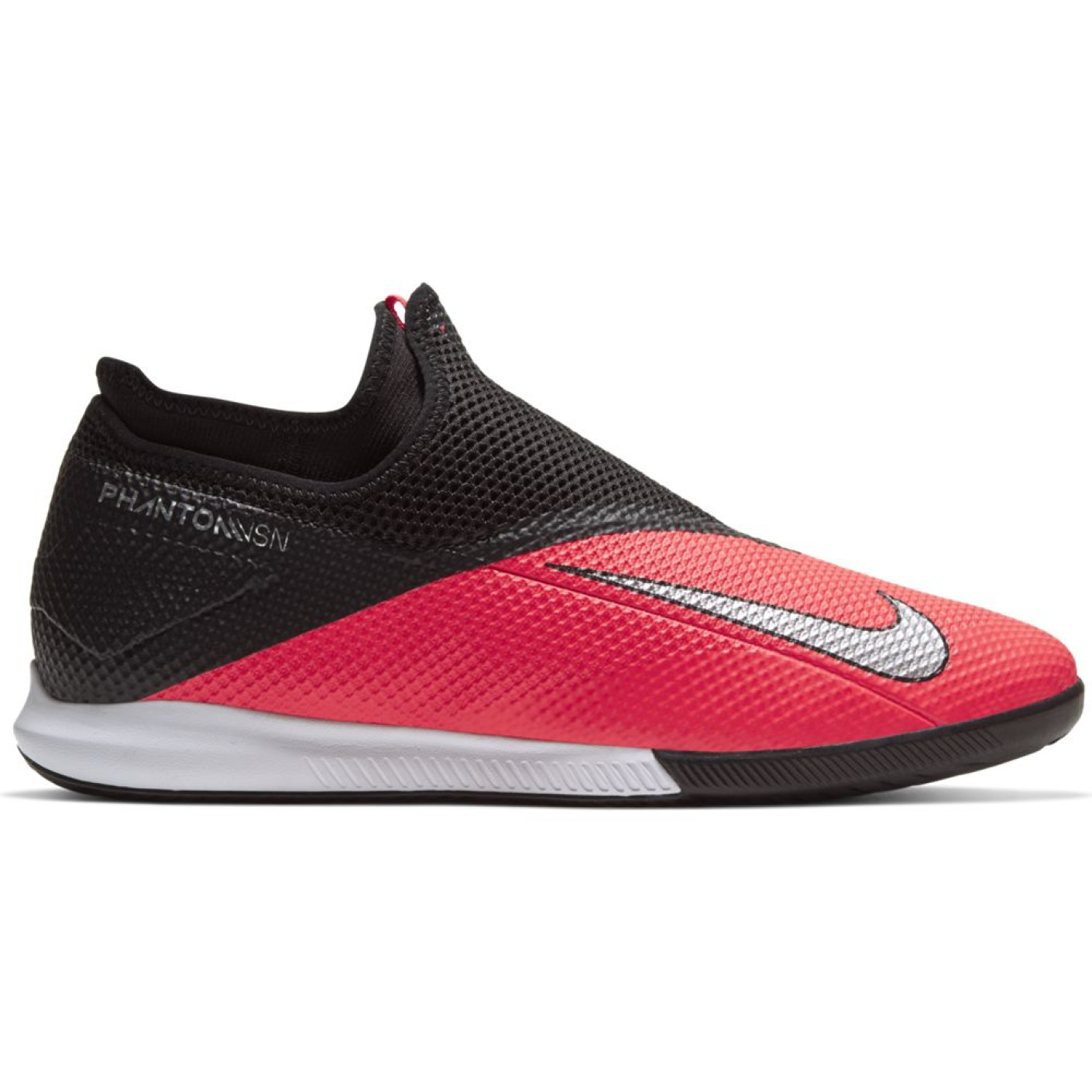 Nike Phantom Vision 2 Academy DF Zaalvoetbalschoenen (IC) Roze Zwart