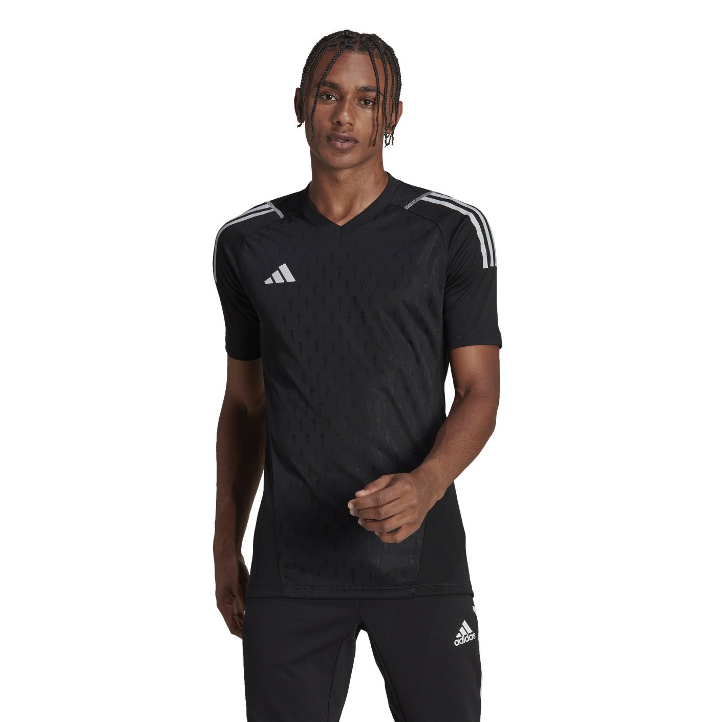 adidas Tiro 23 Pro Keepersshirt Zwart Grijs