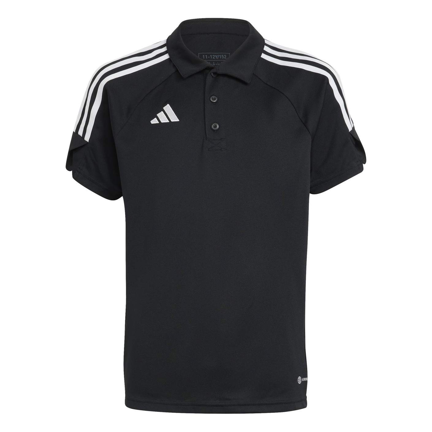 adidas Tiro 23 League Polo Kids Zwart Wit