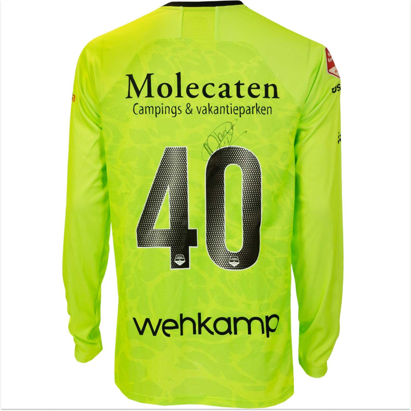 PEC Zwolle Match-Worn Keepersshirt Groen 2022-2023 Mike Hauptmeijer 40