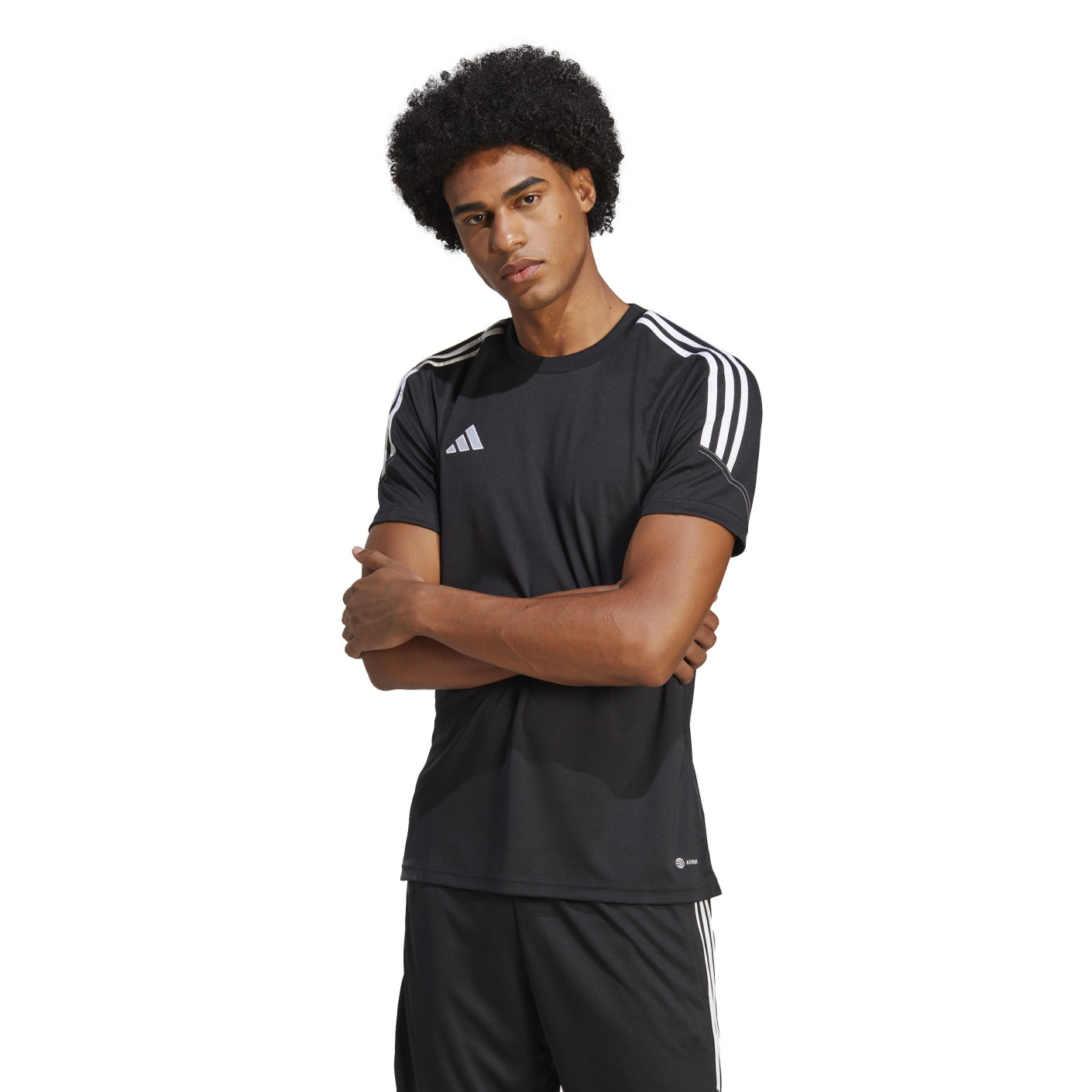 adidas Tiro 23 Club Trainingsshirt Zwart Wit