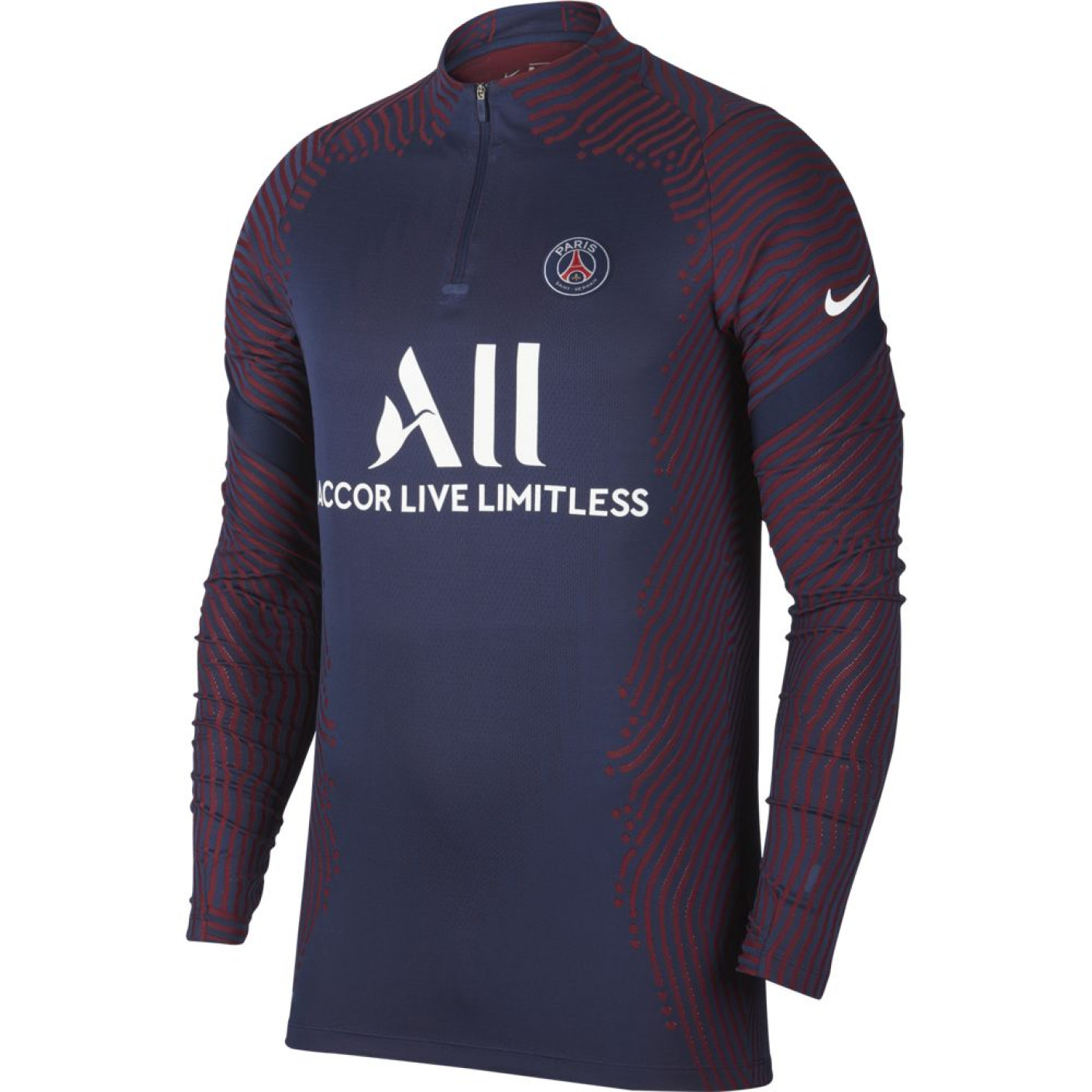 Nike Paris Saint Germain VaporKnit Strike Trainingstrui 2020-2021 Donkerblauw