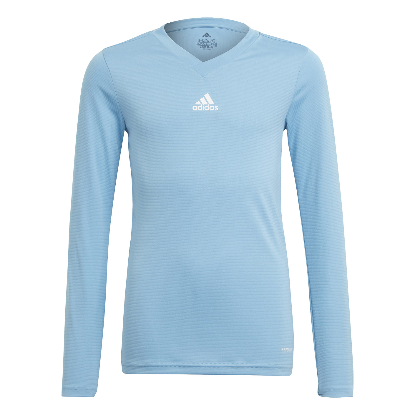 adidas Teambase Long Sleeve Base Layer Kids Light Blue