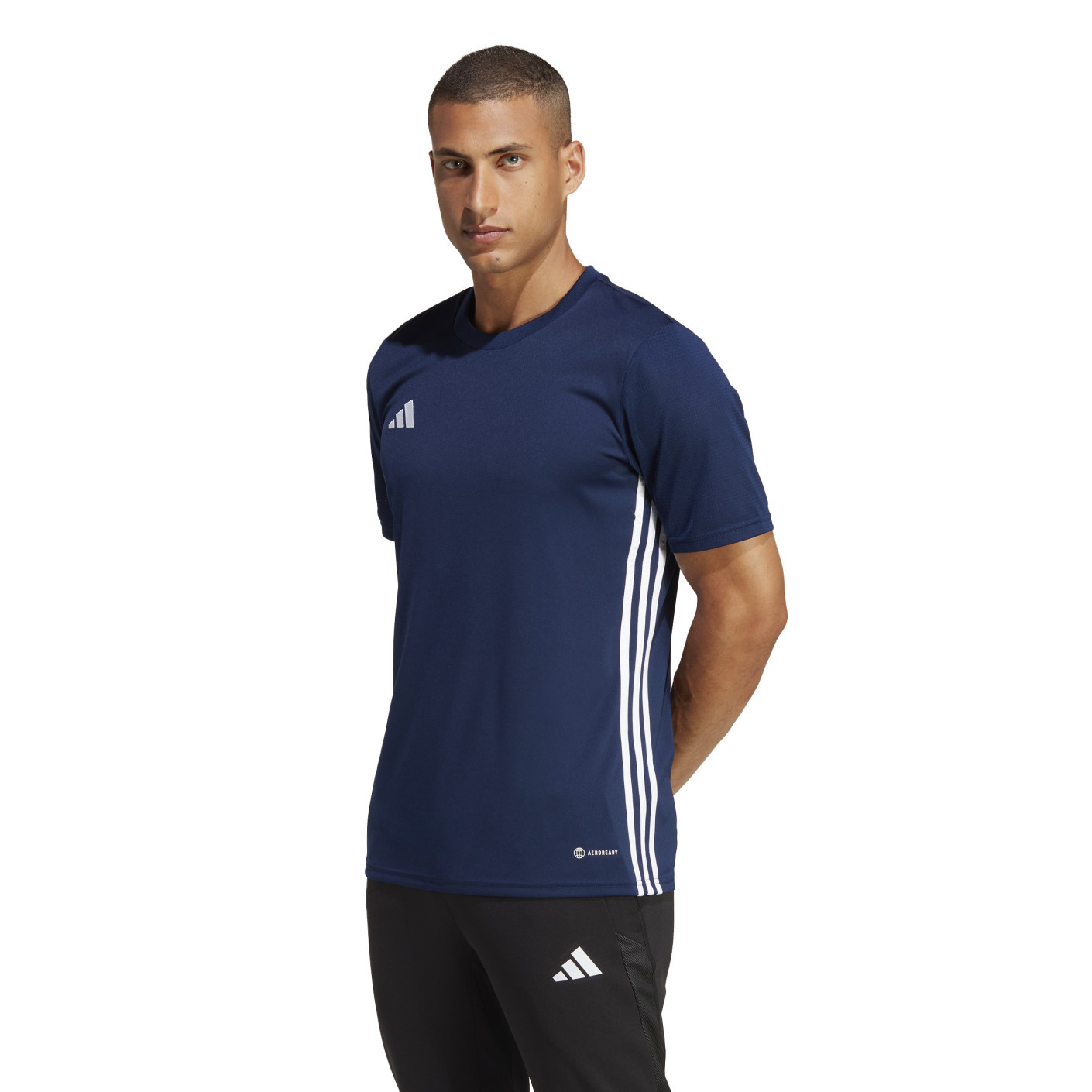 adidas Tabela 23 Voetbalshirt Donkerblauw Wit