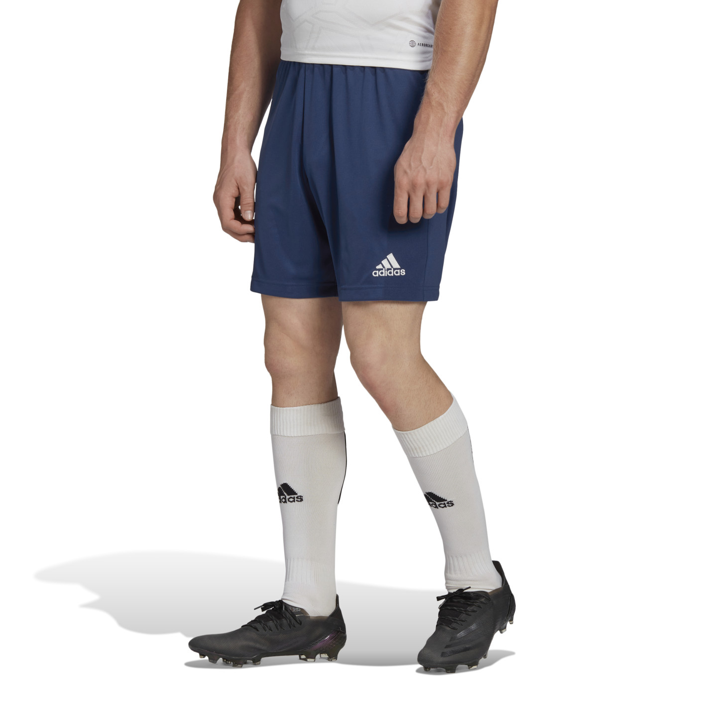 adidas Entrada 22 Football Shorts Dark Blue White