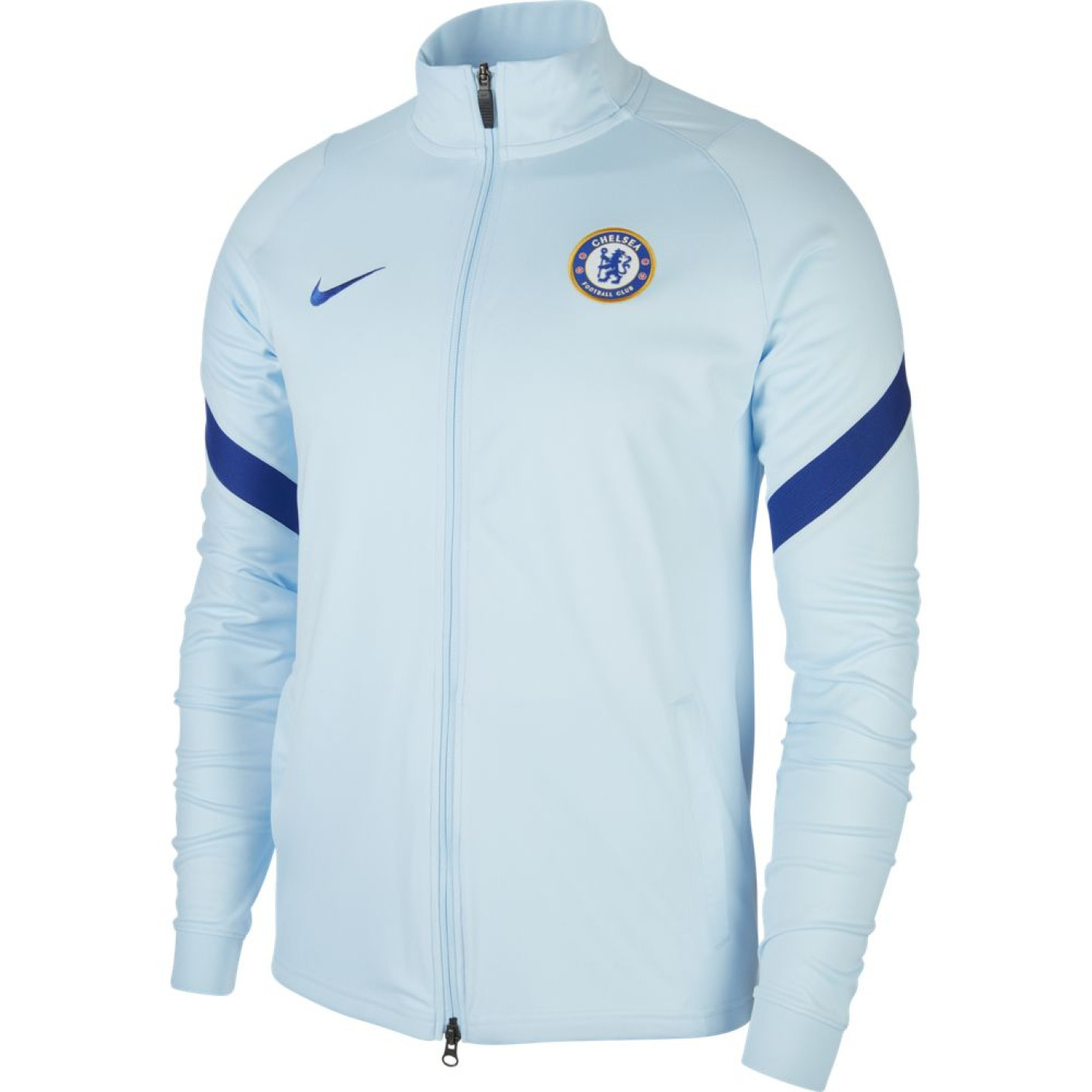 Nike Chelsea Dry Strike Trainingsjack 2020-2021 Kobaltblauw