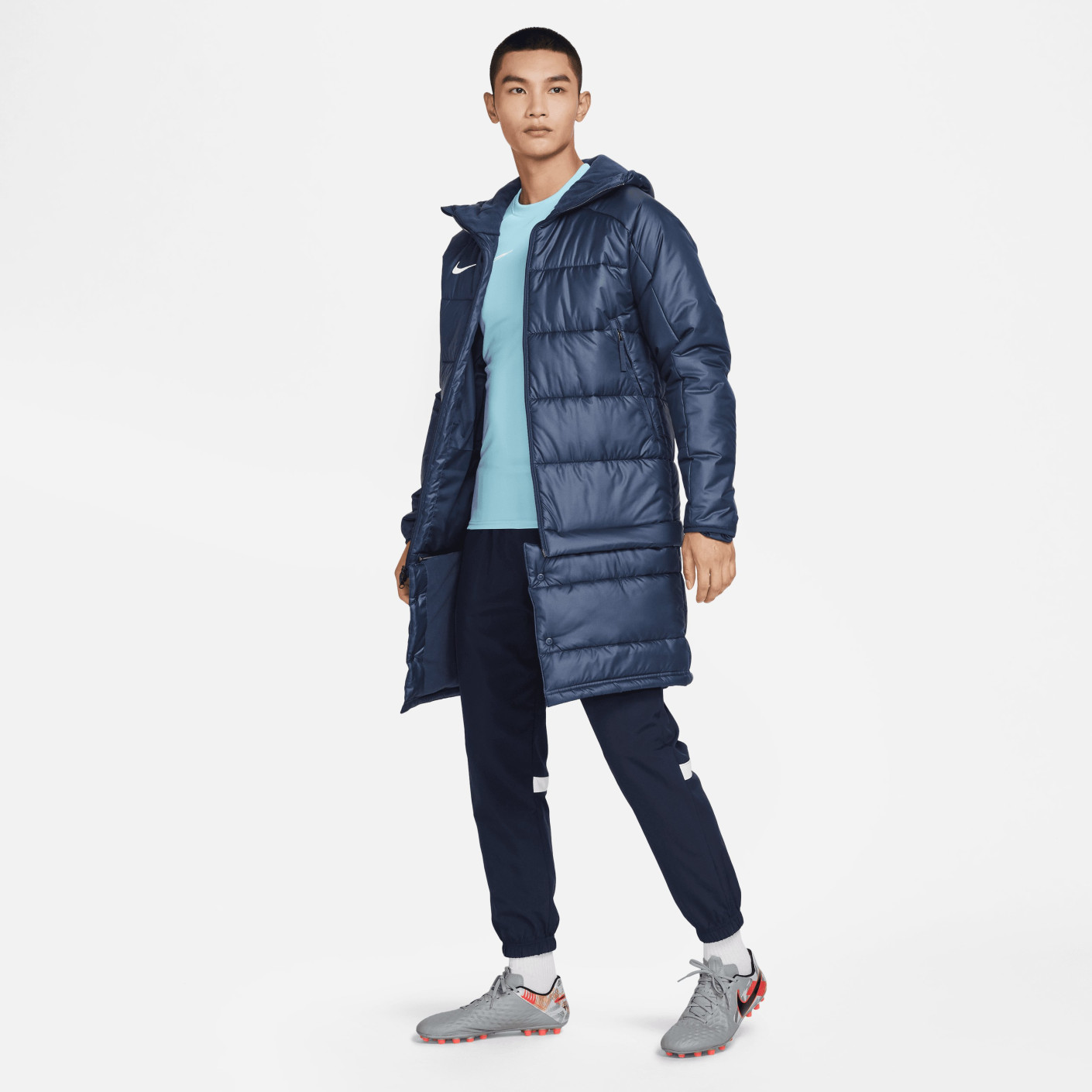 Nike Therma-Fit Academy Pro 2In1 Winter Jacket Dark Blue White