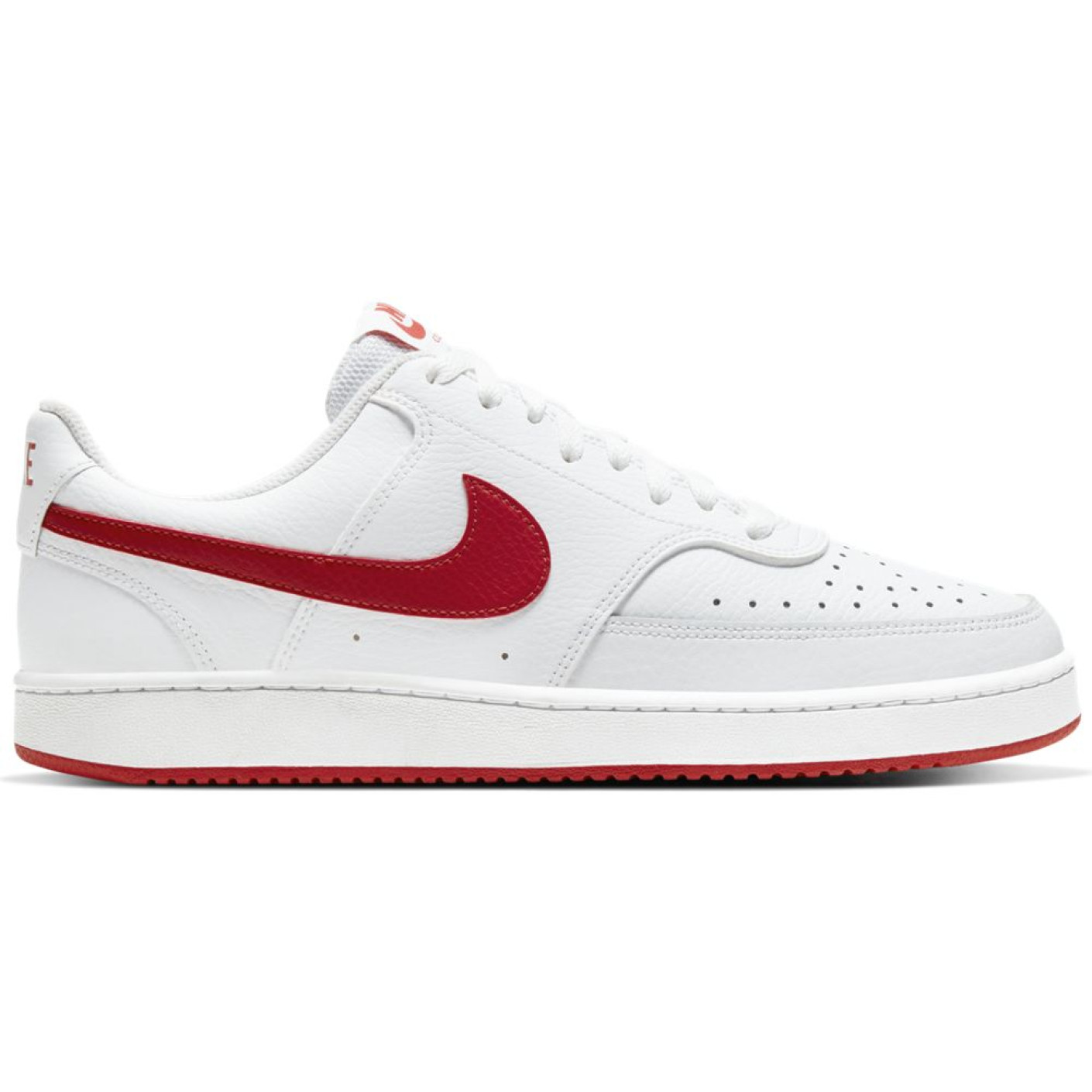 Nike Court Vision Low Sneaker Wit Rood
