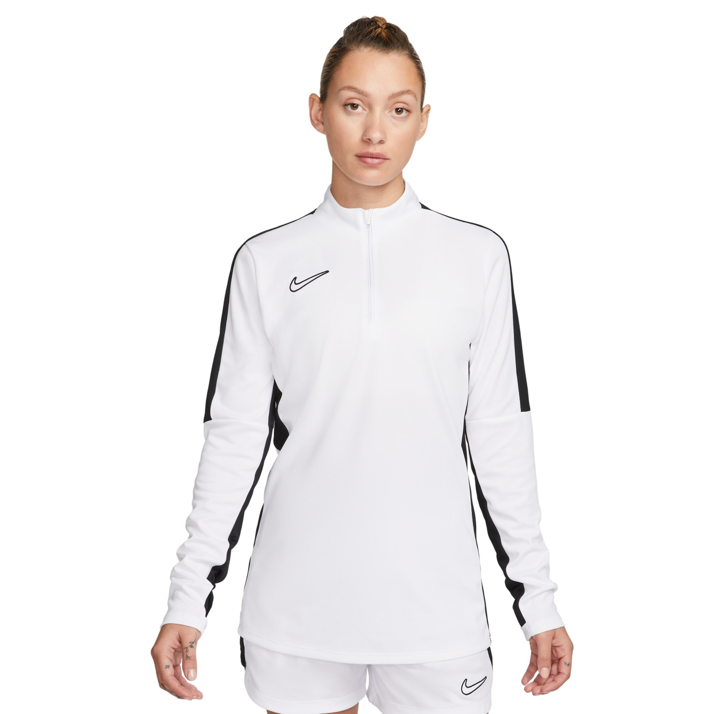 Nike Dri-FIT Academy 23 Trainingstrui 1/4-Zip Dames Wit Zwart